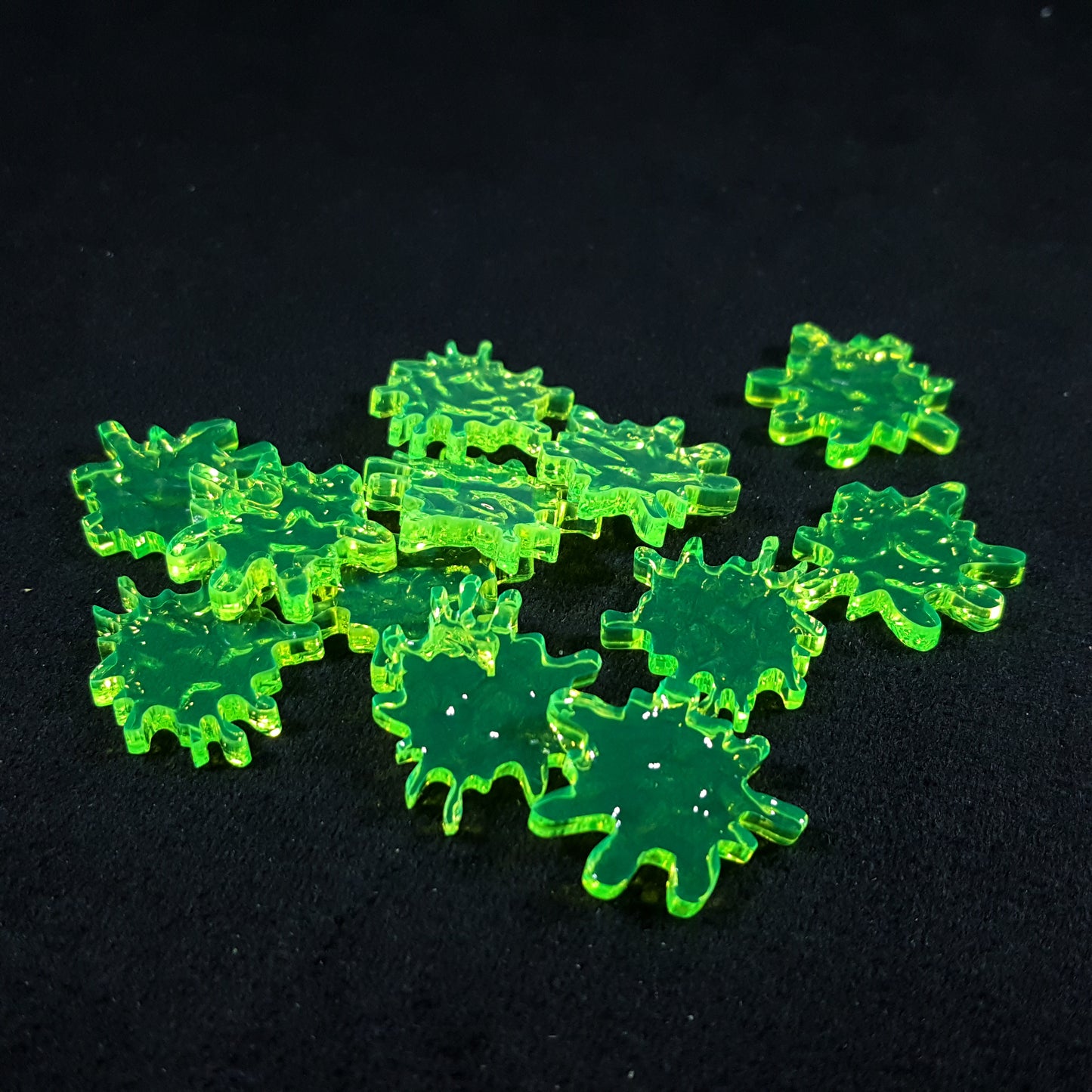 12x Textured Slime Splat Counters
