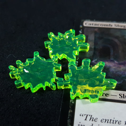 12x Textured Slime Splat Counters