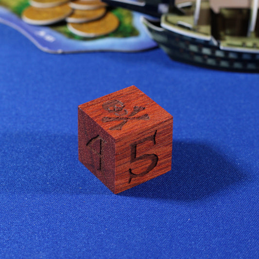 Bloodwood Skull & Crossbones Die