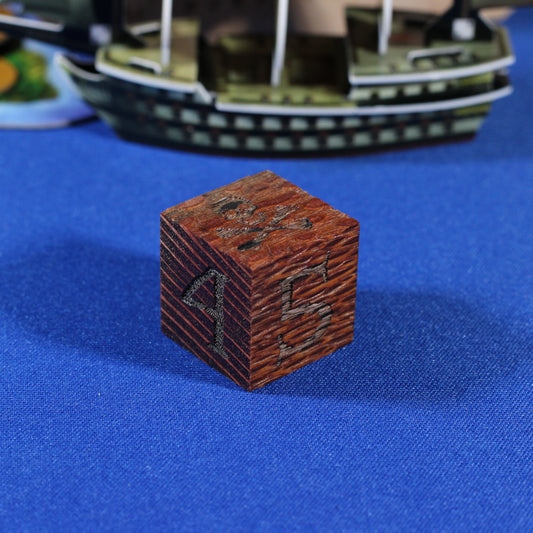 Lacewood Skull & Crossbones Die