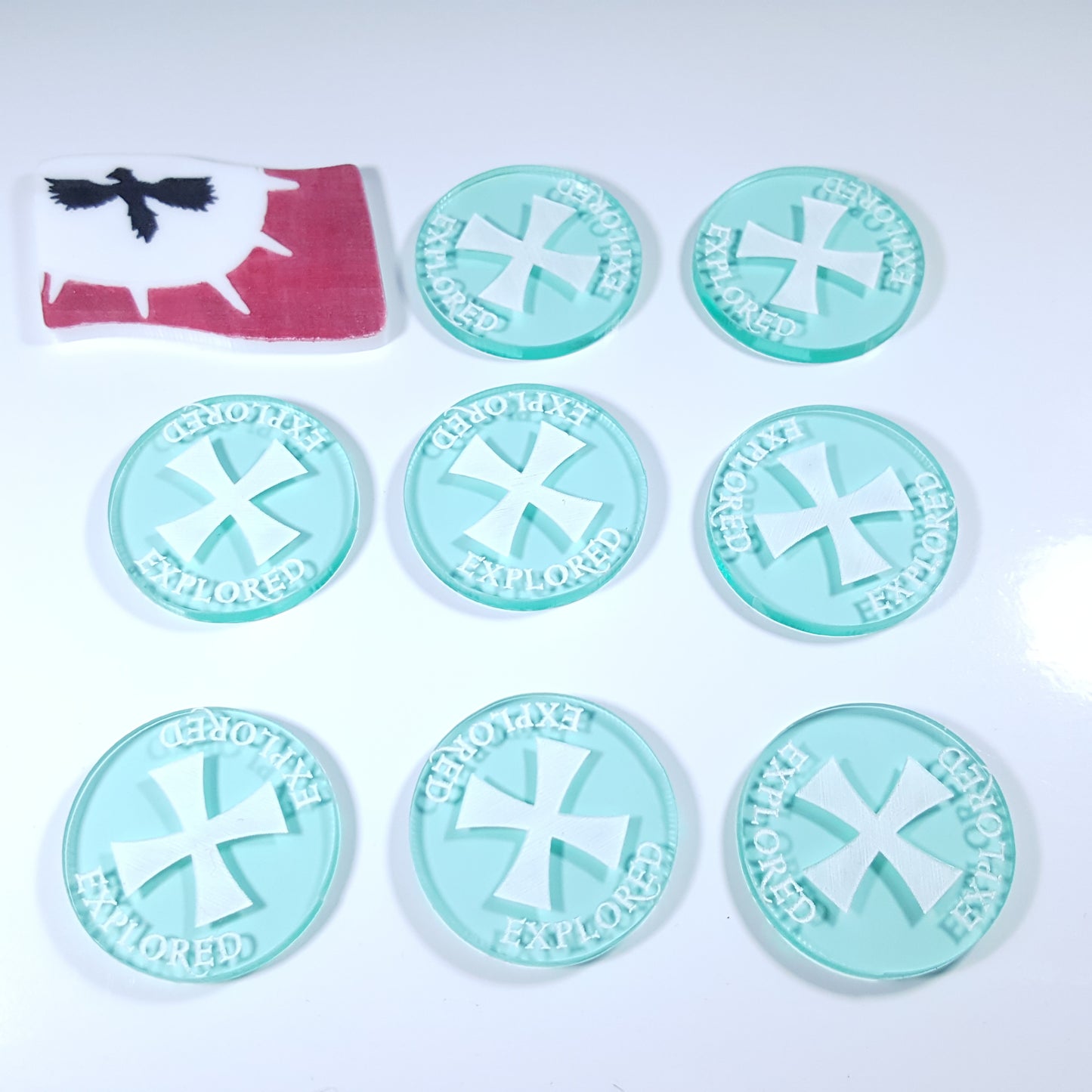Faction Home Island & Explored Token Set