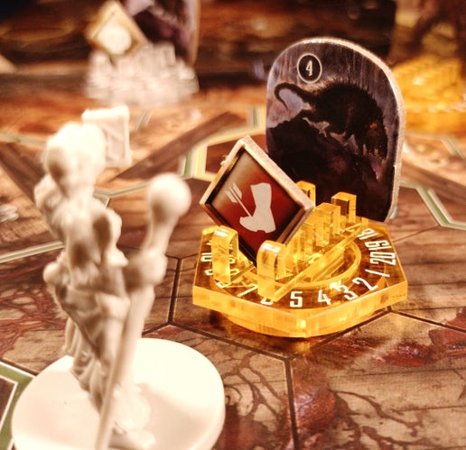 Clear Gloomhaven Monster Hit Point Tracker - Set of 6