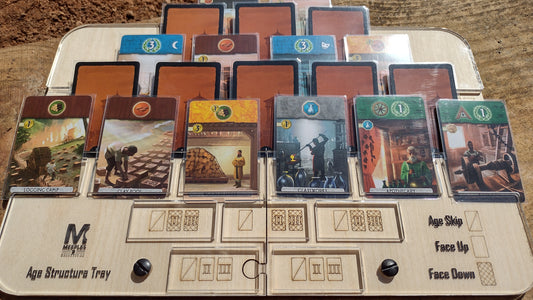 7 Wonders Duel Organizing Tray