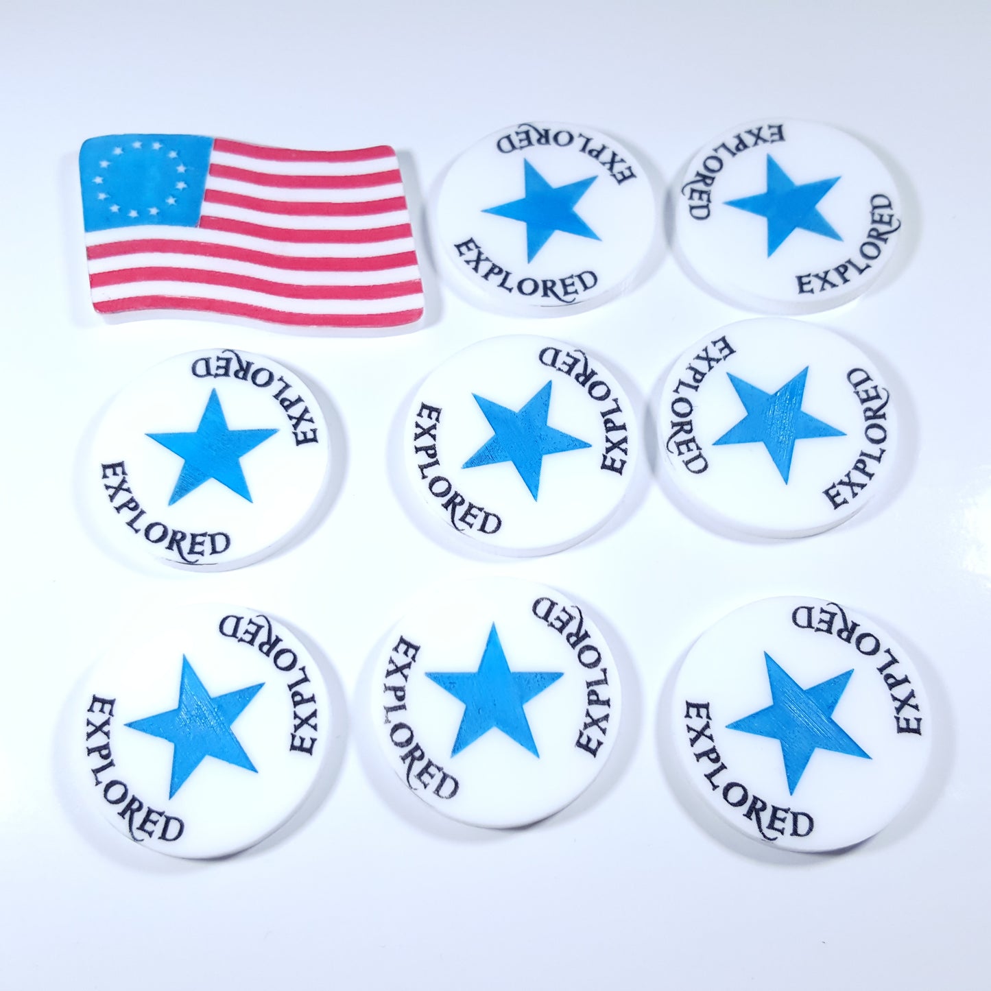 Faction Home Island & Explored Token Set