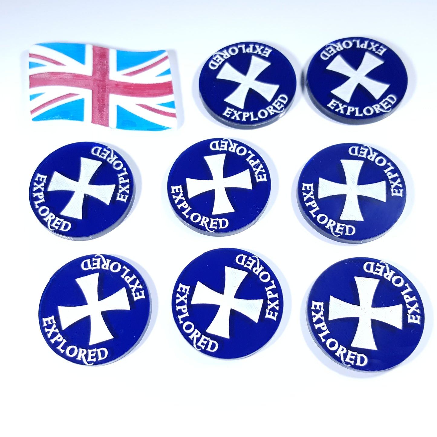 Faction Home Island & Explored Token Set