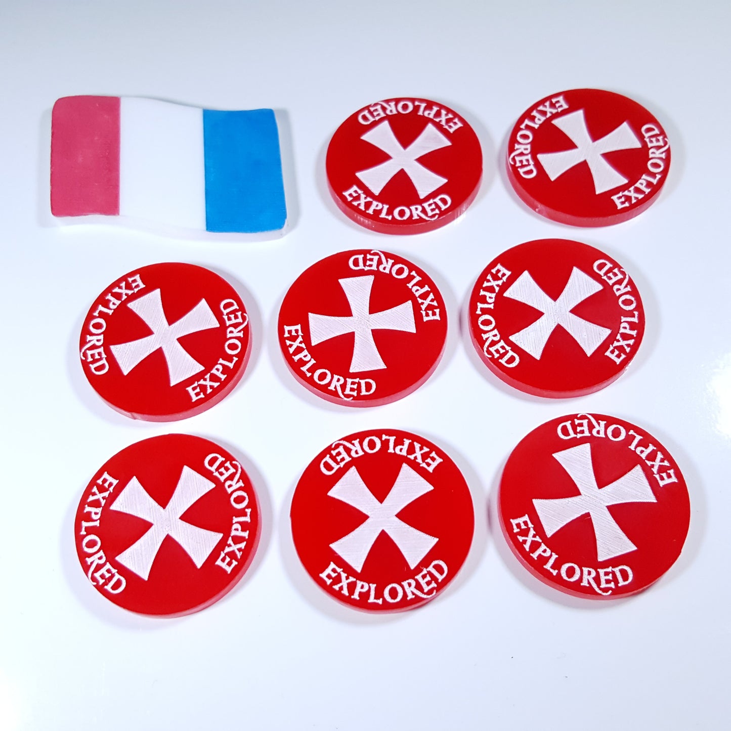 Faction Home Island & Explored Token Set