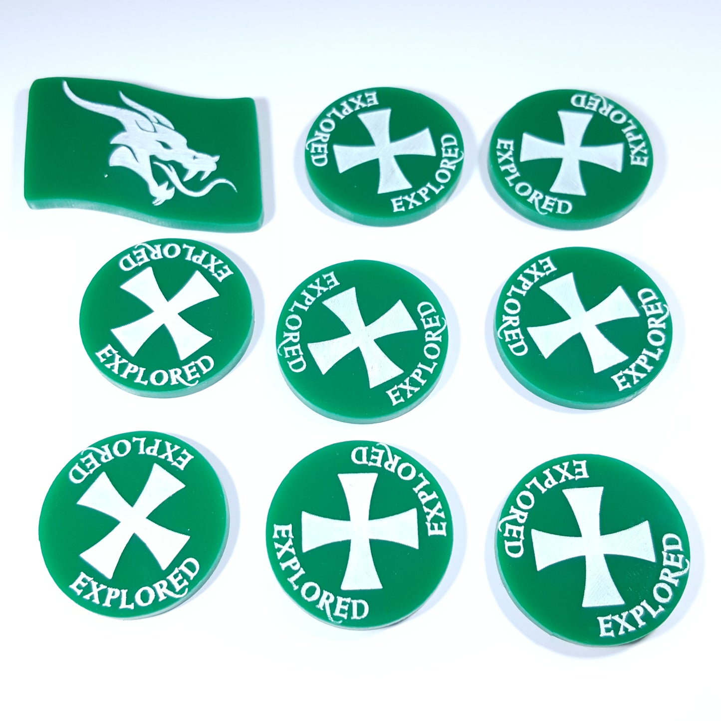 Faction Home Island & Explored Token Set