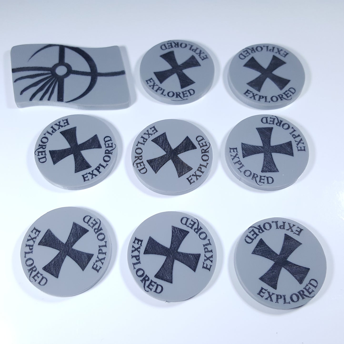 Faction Home Island & Explored Token Set