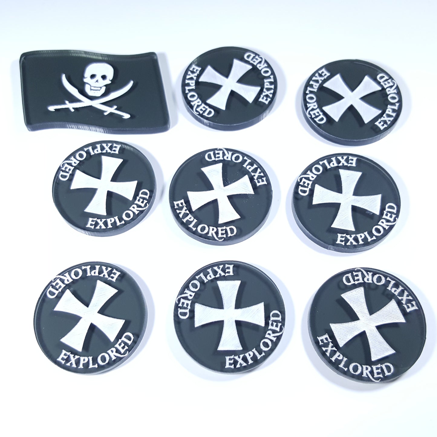 Faction Home Island & Explored Token Set